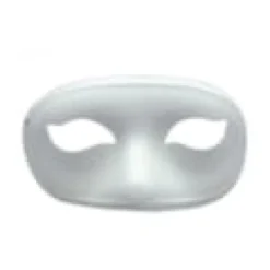 Loup simple à décorer en plastique