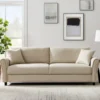 Lucerne canapé 4 places en tissu beige