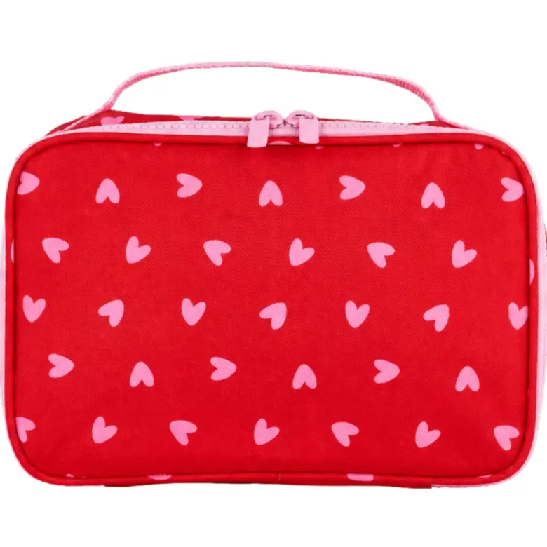 Lunch bag isotherme cœurs roses (3,3 l)