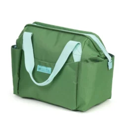Lunch bag isotherme à doublure étanche vert 7L