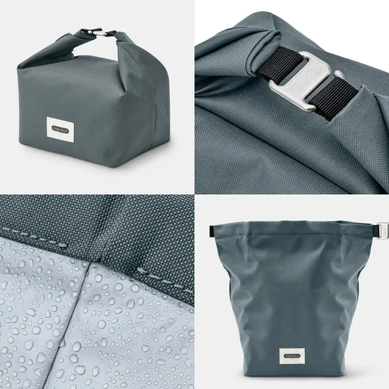 Lunch bag isotherme- gris-6,7l-étanche-eco-responsable