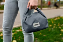 Lunch bag isotherme- gris-6,7l-étanche-eco-responsable