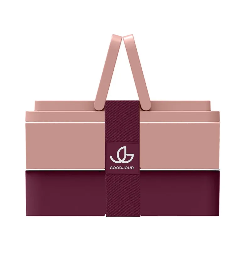Lunchbox avec poignées - rose