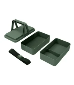 Lunchbox avec poignées - vert