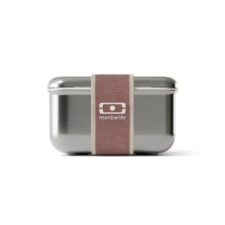 Lunch box en métal 1 l rose moka