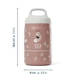 Lunch box isotherme enfant 500ml renard