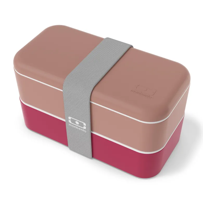 Lunch box rectangle 2x500ml rose magenta