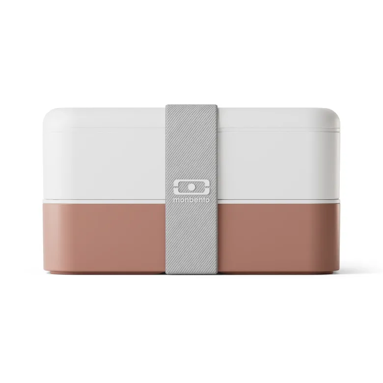 Lunch box rectangle 2x500ml rose poppy