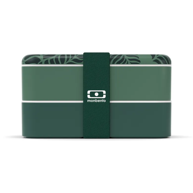 Lunch box rectangulaire 2x500ml jungle