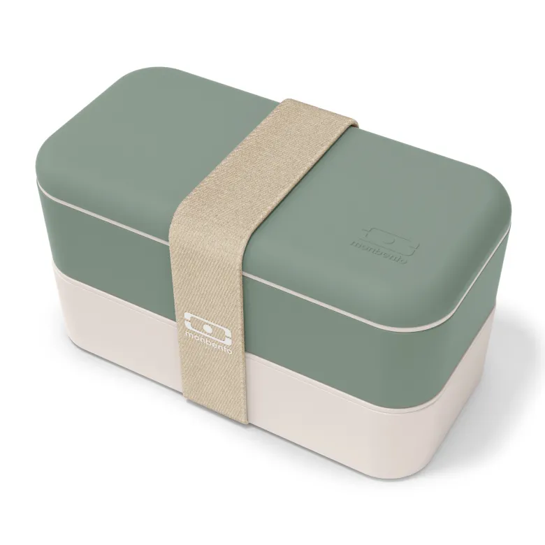 Lunch box rectangulaire 2x500ml vert