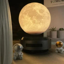 Lune 3d en auto-lévitation moonflight