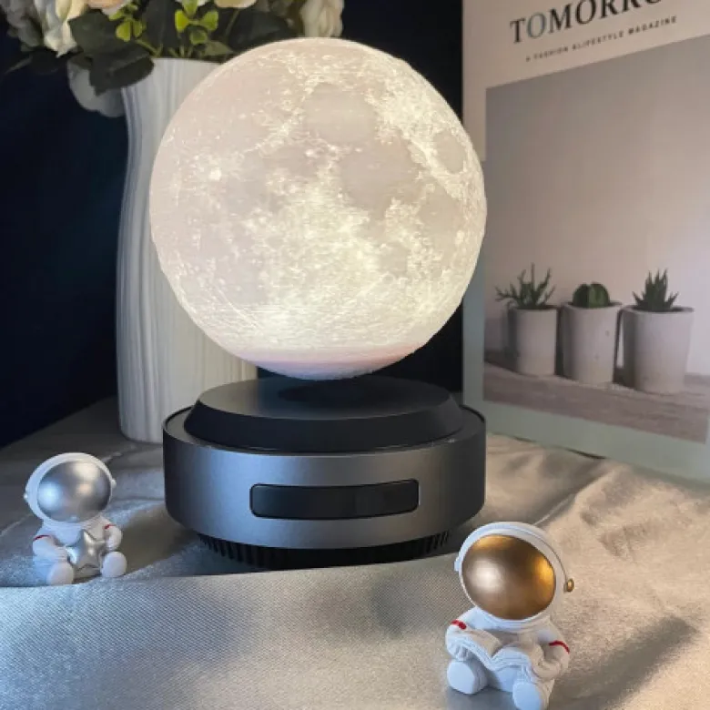 Lune 3d en auto-lévitation moonflight