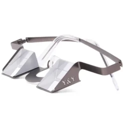 Lunettes d’assurage – confort cervical pour les grimpeurs – classic grey Gris