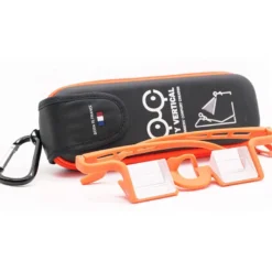 Lunettes d’assurage plasfun evo – vision élargie & confort cervical - orange Orange