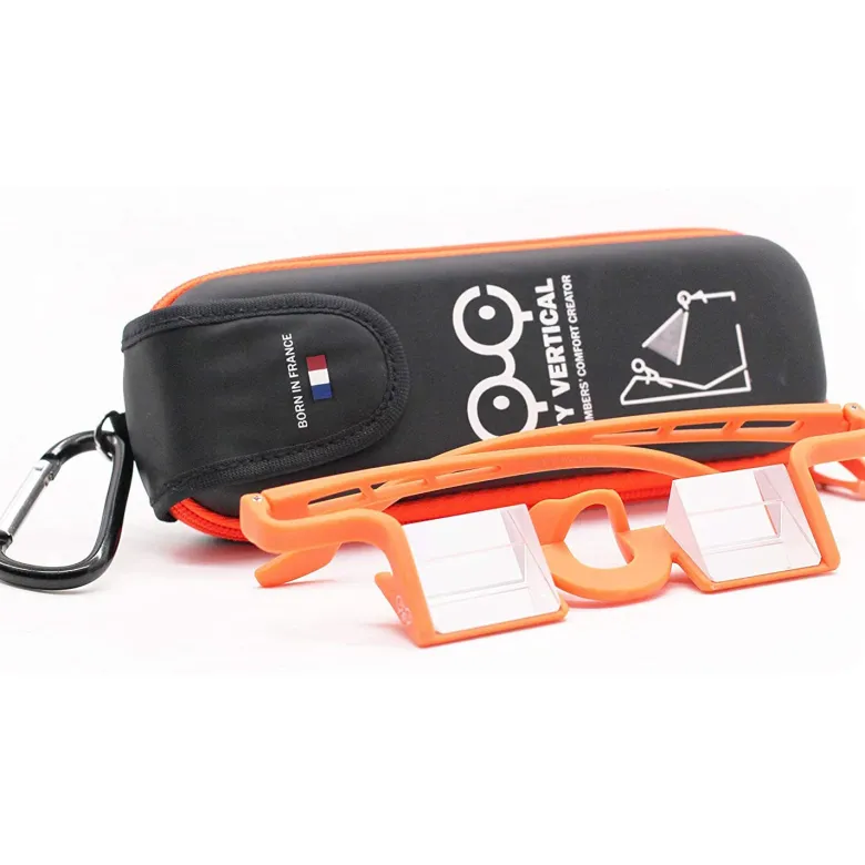 Lunettes d’assurage plasfun evo – vision élargie & confort cervical - orange Orange