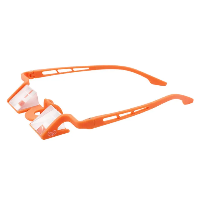 Lunettes d’assurage plasfun evo – vision élargie & confort cervical - orange Orange