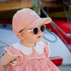 Lunettes de soleil bebe categorie 4 flex creme hop'pop