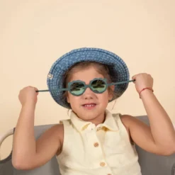 Lunettes de soleil ki et la lion vert
