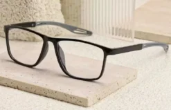 Lunettes loupes noires-rouges 4.0