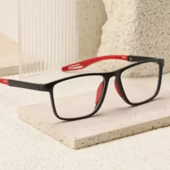 Lunettes loupes noir-orange 3.5