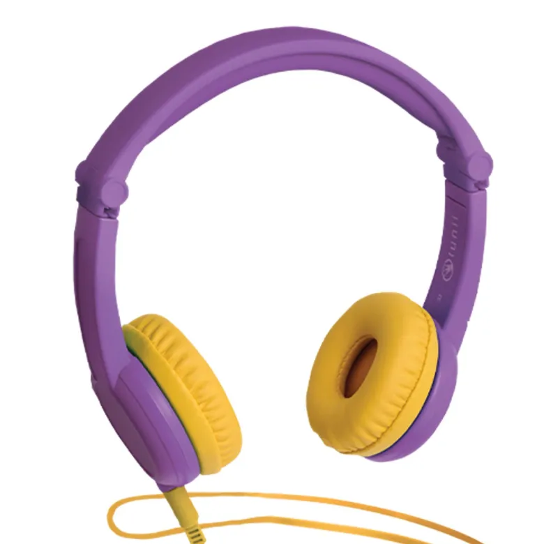 Lunii - casque audio violet - compatible avec ma fabrique à histoires - pour