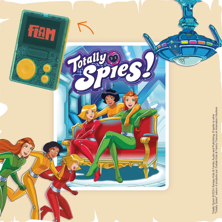 Lunii - coffret totally spies - livre
