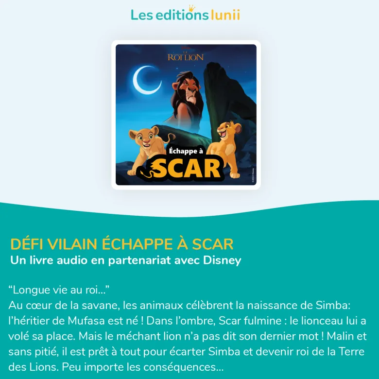 Lunii ? Pack 2 livres audio disney interactifs ? Pour conteuses ma fabrique à