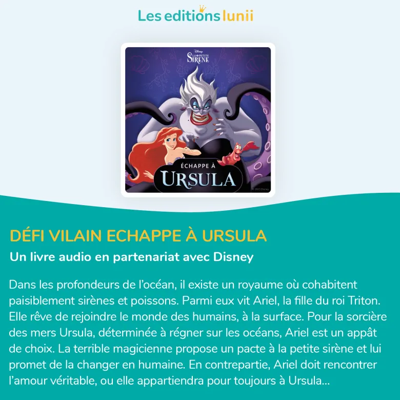 Lunii ? Pack 2 livres audio disney interactifs ? Pour conteuses ma fabrique à