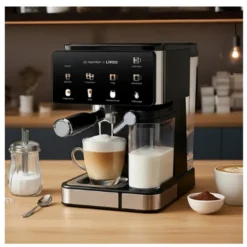 Machine à expresso 20 bars noir livoo dod222co