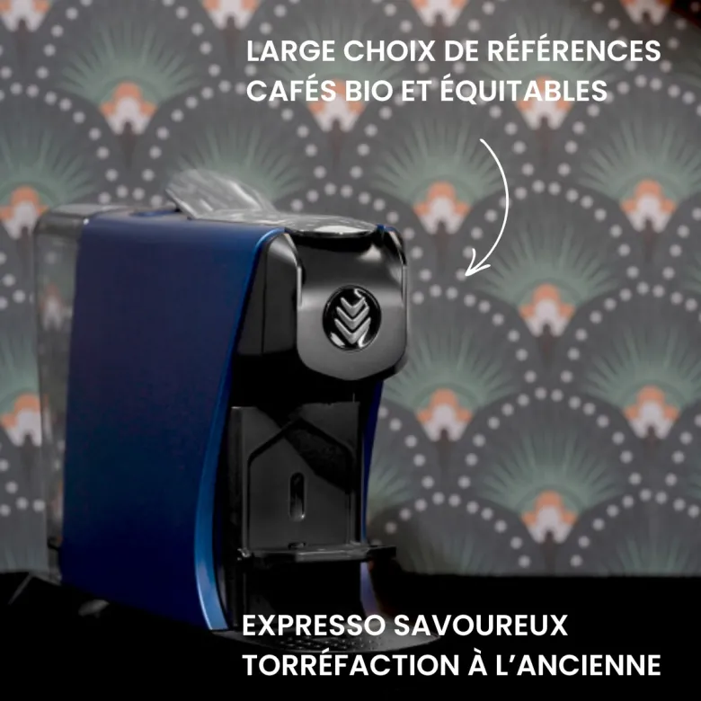Machine expresso eoh bleu nuit