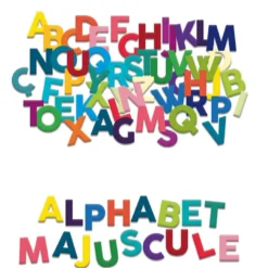 Magnets alphabet majuscule 77 pcs