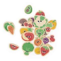 Magnets fruits et légumes 24 pièces