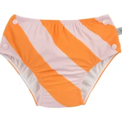 Maillot de bain anti-fuite rayures orange (13-24 mois)