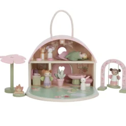 Maison de poupée en bois fsc fairy garden