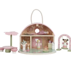 Maison de poupée en bois fsc fairy garden