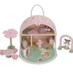 Maison de poupée en bois fsc fairy garden