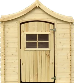 Maison en bois pour enfants avec plancher - 112x146xh152cm-1.1m2