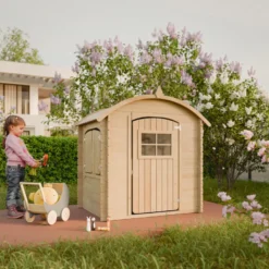 Maison en bois pour enfants sans plancher 112x146xh145cm 1.1m2