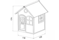 Maisonnette en bois julia label