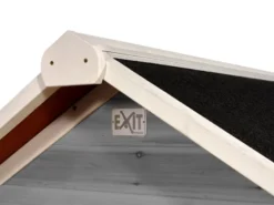 Maisonnette en bois pour enfants loft 150 gris - exit toys