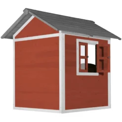 Maisonnette en bois rouge sunny lodge
