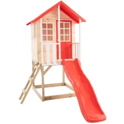 Maisonnette sur pilotis balcon et gliss