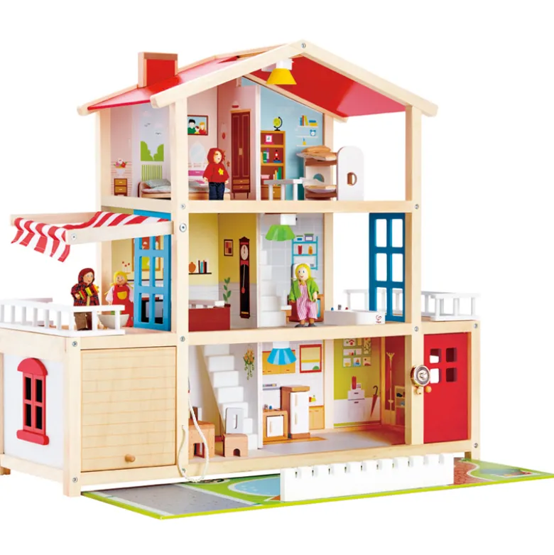 Maison poupée enfant villa family hape