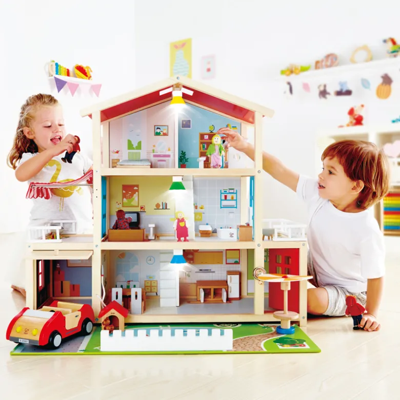 Maison poupée enfant villa family hape
