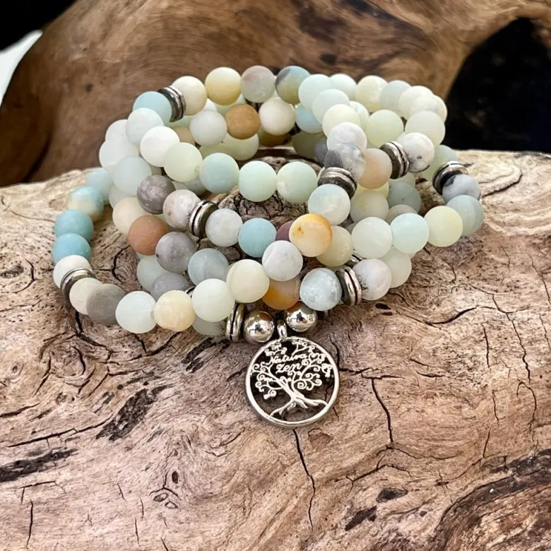 Mala en amazonite