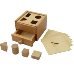 Mamontessoribox-boîte permanen. 4 formes