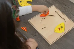 Mamontessoribox puzzle zoologie poisson