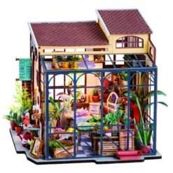 Maquette éclairée Le Magasin de Fleurs d’Émilie