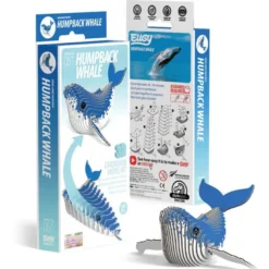 Maquette 3D animaux en carton Eugy Baleine à bosse