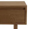 Mario - console couleur naturelle 2 tiroirs décor motif arrondi
